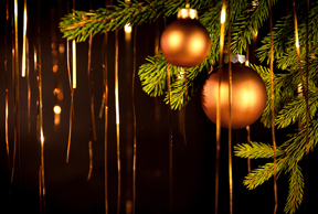 christmas-tree-branch-gold-tinsel-bulbs