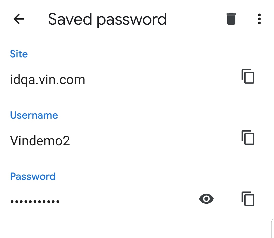 Save a login for a website where the username and password are on